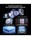 Memo CX21 Mobile Cooling Fan 18W Magnetic Semiconductor RGB Phone Cooler with Back Clip