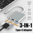Type-C to HDTV 3-in-1 Multiport Adapter