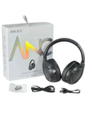 AKAZ L50 Wireless Bluetooth Headphones Over-Ear Stereo Headset with Deep Bass &amp; Long Battery Life
