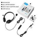 Stereo 3.5mm USB / AUX Headset with Noise Cancellation