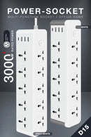 D15 vertical power strip
