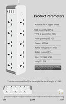 D15 vertical power strip