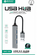 SOVO SHC-330 USB 3.0 4-Port Hub Smart Adapter