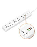 LDNIO SC5319 Defender Series 2500W Power Extension Strip 38W Fast Charging with 5 Sockets, 2 USB-A &amp; 1 USB-C Port
