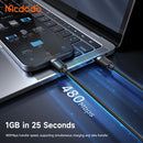Mcdodo CA-035 Cab Vision 240W USB-C to USB-C Fast Charging Cable with Dynamic LED Power Display