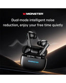 Monster XKT26 ANC TWS Gaming Wireless Earbuds with Active Noise Cancellation & Bluetooth 5.4 – Low Latency Gaming Earphones