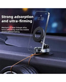 K007 Magnetic 360° Car Phone Holder with Strong Suction Base – Universal Dashboard &amp; Windshield Mobile Mount